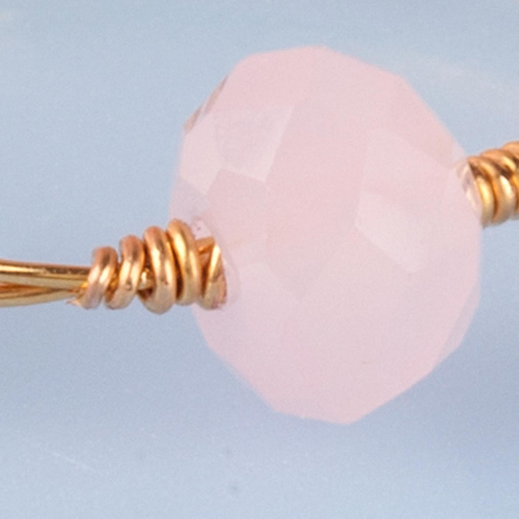 Skinny Ring With Pink Stone